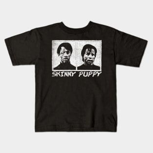 Skinny Puppy / Vintage Look Fan Art Tribute Design Kids T-Shirt